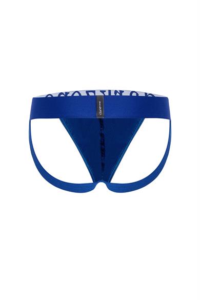 Fantezi Arkası Açık Saks Erkek Jockstrap-DZN6855