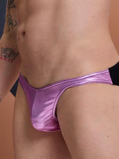 Erkek Pembe Deri Slip - DZN6927