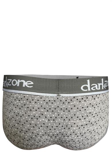 Desenli Gri Hipster Erkek Slip - DZN6130