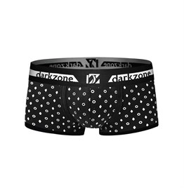 Biyeli Geometrik Desenli Erkek Boxer - DZN3219