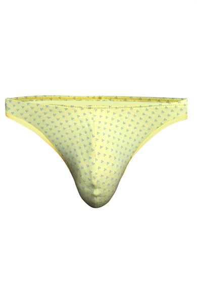 Desenli Sarı Erkek Tanga - DZN6638