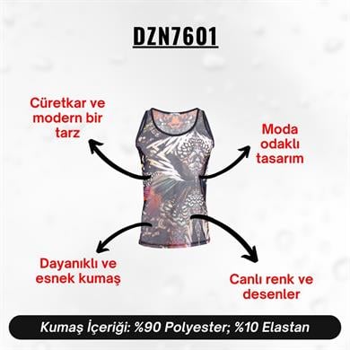 Desenli Transparan Erkek Atlet - DZN7601