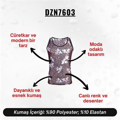 Desenli Transparan Erkek Atlet - DZN7603