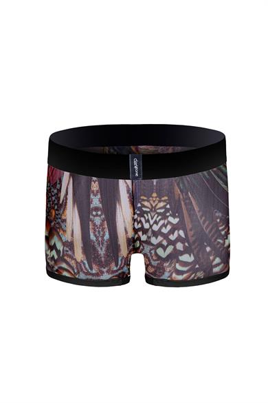 Desenli Transparan Erkek Kısa Boxer - DZN3251