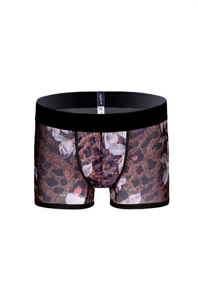 Desenli Transparan Erkek Kısa Boxer - DZN3253