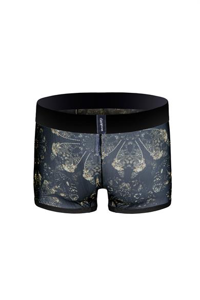 Desenli Transparan Erkek Kısa Boxer - DZN3254
