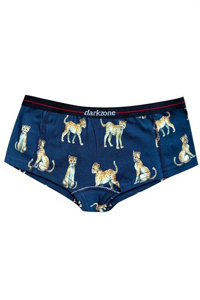 Dijital Baskılı Kaplan Desenli Kadın Boxer - DZBYN0011