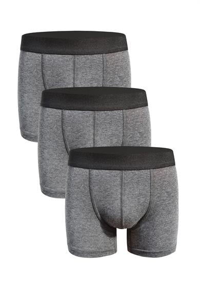 Erkek Boxer Antrasit 3lü Set - DZN3333ANT