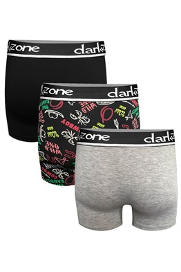 Erkek Boxer Pamuklu 3lü Set - DZN9104