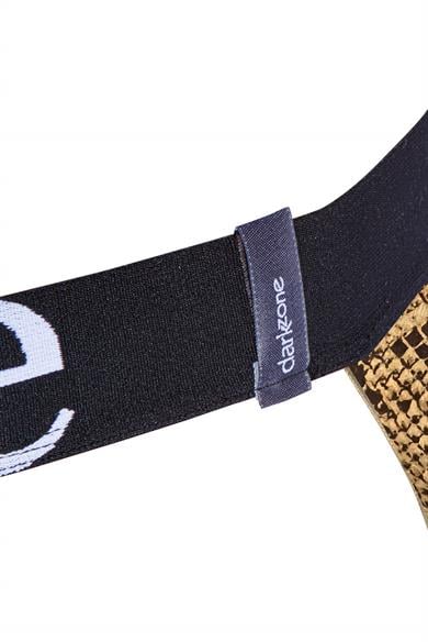 Erkek Desenli Deri Jockstrap - DZN6799