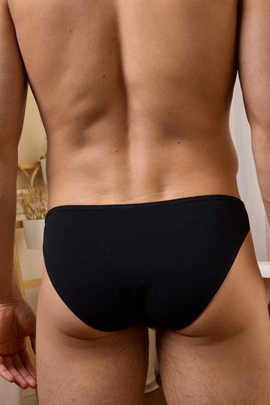 Erkek Gri Deri Slip - DZN6923