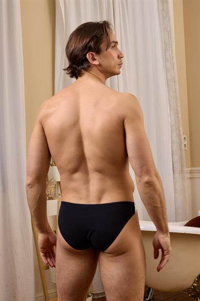 Erkek Gri Deri Slip - DZN6923