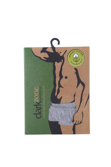 Erkek Gri Organik Pamuk Boxer - DZN2153
