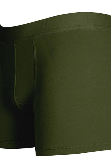 Erkek Haki Organik Pamuk Boxer - DZN2158