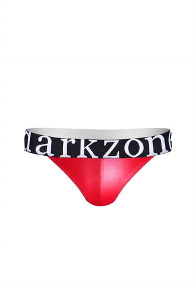 Erkek Kırmızı Deri Jockstrap - DZN6796