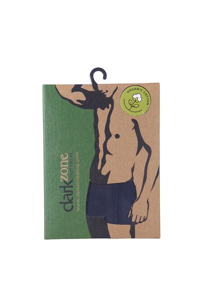 Erkek Lacivert Organik Pamuk Boxer - DZN2154