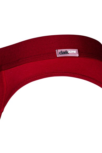 Erkek Lastikli Bordo Bambu Slip - DZNBM6307