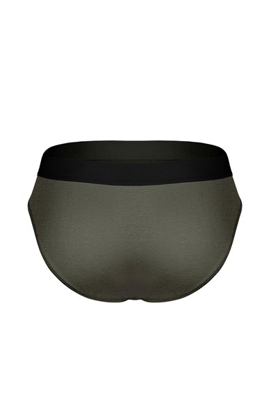 Erkek Lastikli Yeşil Bambu Slip - DZNBM6310