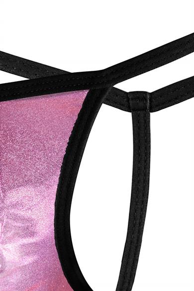 Erkek Pembe Deri String - DZN6697