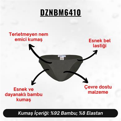 Erkek Yeşil Bambu Slip - DZNBM6410