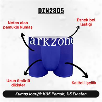 Geniş Lastikli Erkek Saks Boxer - DZN2805