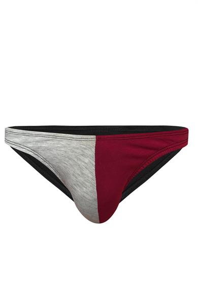 Gri Bordo Erkek Slip - DZN6908