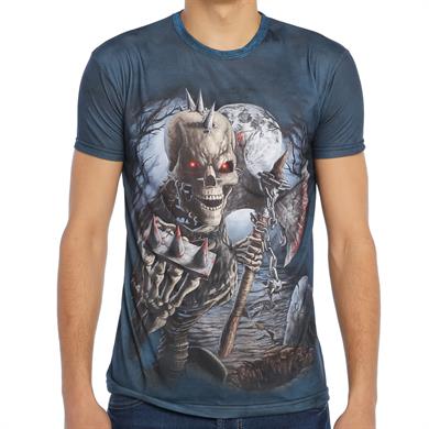 İskelet Desenli 3d Tişört - DZN8333