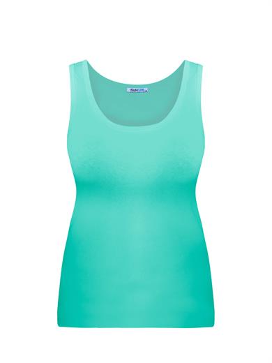 Kadın Yeşil Penye Atlet - DZWM7204