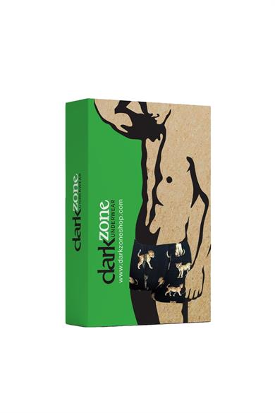 Kaplan Desenli Kısa Erkek Boxer - DZN3311