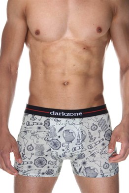 Keşif Desenli Erkek Boxer (Dijital Baskılı) - DZN2068