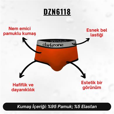 Kiremit Hipster Erkek Slip - DZN6118