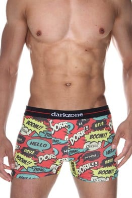 Komik Desenli Boxer (Dijital Baskılı) - DZN2076