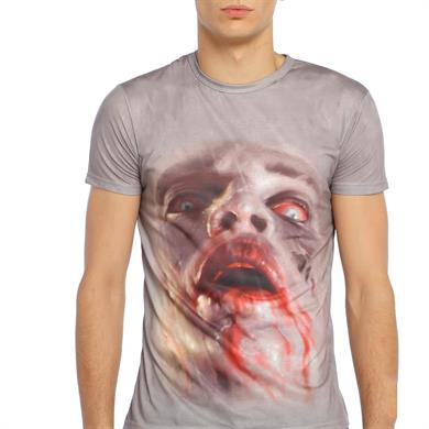 Korku Desenli 3d Tişört - DZN8339
