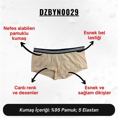 Krem Kadın Boxer - DZBYN0029