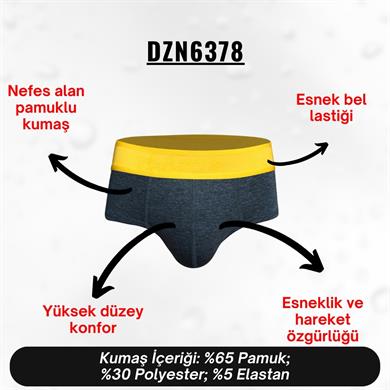 Lastikli Antrasit Erkek Slip - DZN6378