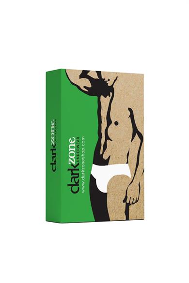 Lastikli Beyaz Erkek Slip - DZN6302