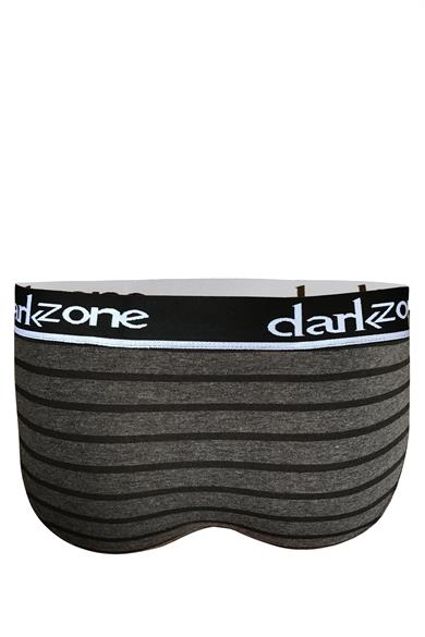 Lastikli Çizgi Desenli Antrasit Erkek Slip - DZN6389