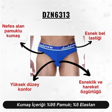 Lastikli Saks Erkek Slip - DZN6313