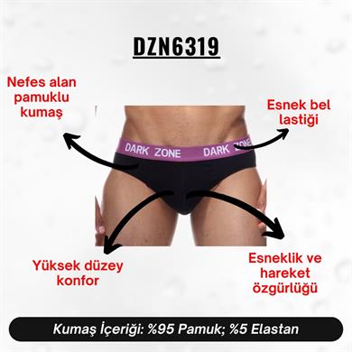 Lastikli Siyah Erkek Slip - DZN6319