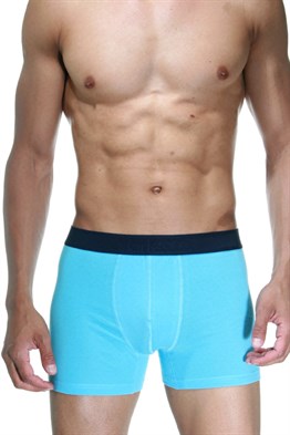 Klasik Turkuaz Erkek Boxer - DZN2105