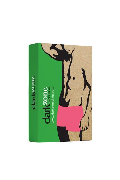 Neon Pembe Erkek Hipster Boxer - DZN2437