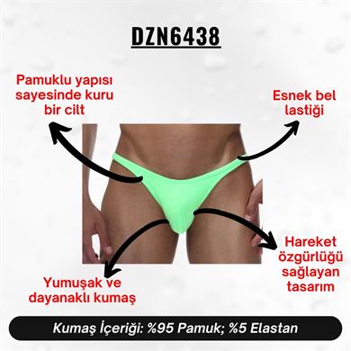 Neon Yeşil Erkek Slip - DZN6438