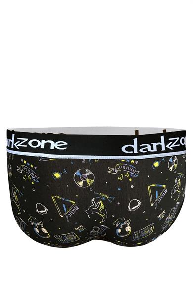 Önü Açık Desenli Erkek Slip - DZN6265