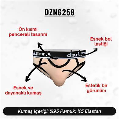 Önü Açık Pembe Erkek Slip - DZN6258