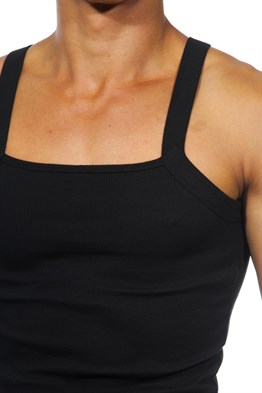 Askılı Siyah Erkek Atlet - DZN7103