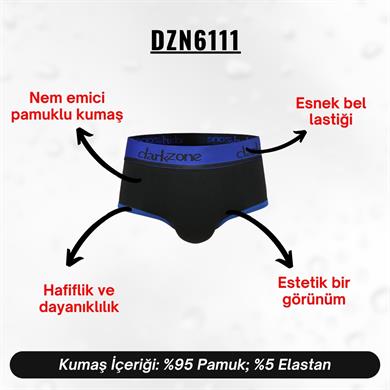 Siyah Hipster Erkek Slip - DZN6111