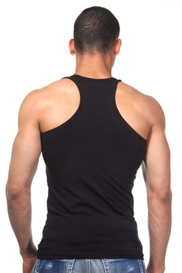 Siyah Pamuklu Erkek Atlet - DZN7201