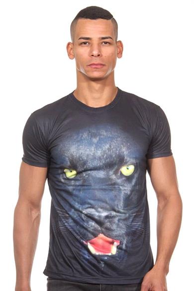 Vahşi Köpek Desenli 3d Tişört - DZN8346