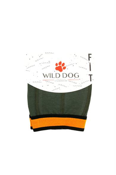 Wild Dog Erkek Pamuklu Yeşil Klasik Boxer - WD0006