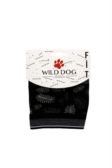 Wild Dog Erkek Modal Ananas Desenli Siyah Boxer - WD0055